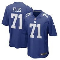 Maillot de joueur match Nike Justin Ellis Royal New York Giants pour homme