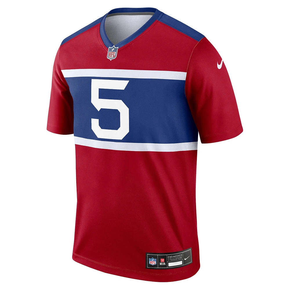 Men's Nike Kayvon Thibodeaux Red New York Giants Alternate Legend Jersey