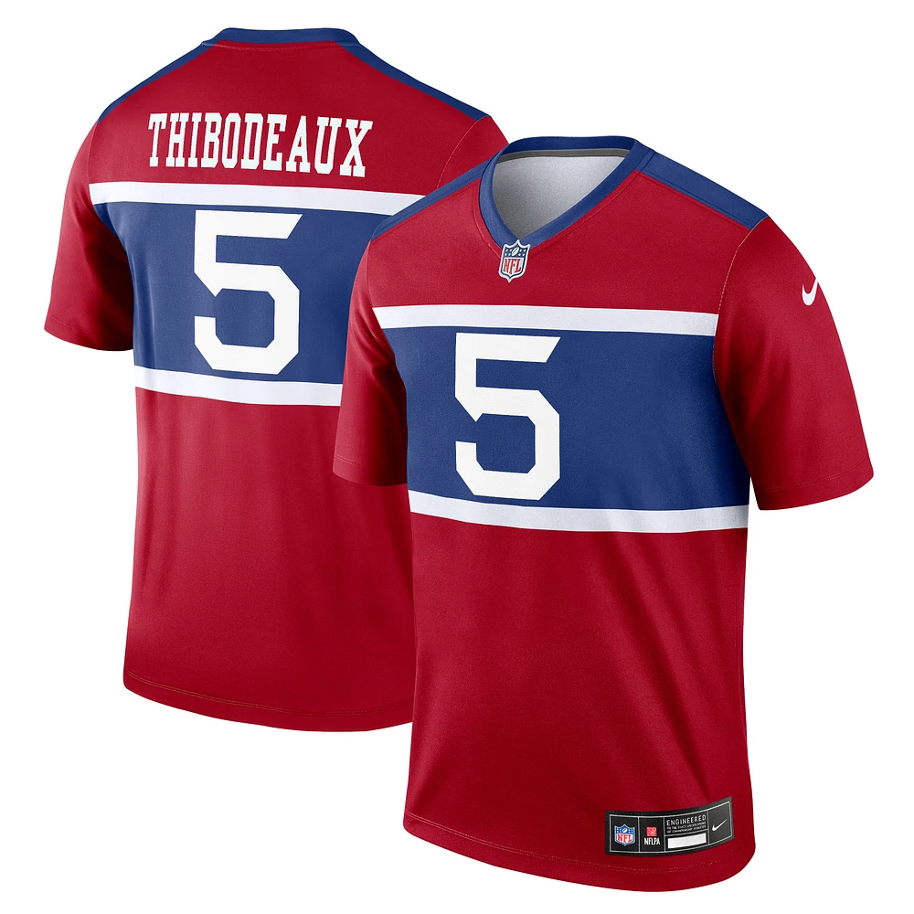 Men's Nike Kayvon Thibodeaux Red New York Giants Alternate Legend Jersey