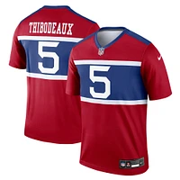 Haut Nike Kayvon Thibodeaux rouge New York Giants Alternate Legend Player Performance pour homme