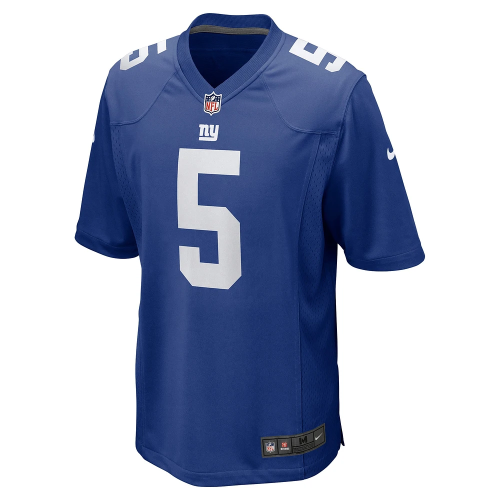 Maillot de match Nike Kayvon Thibodeaux Royal New York Giants pour homme