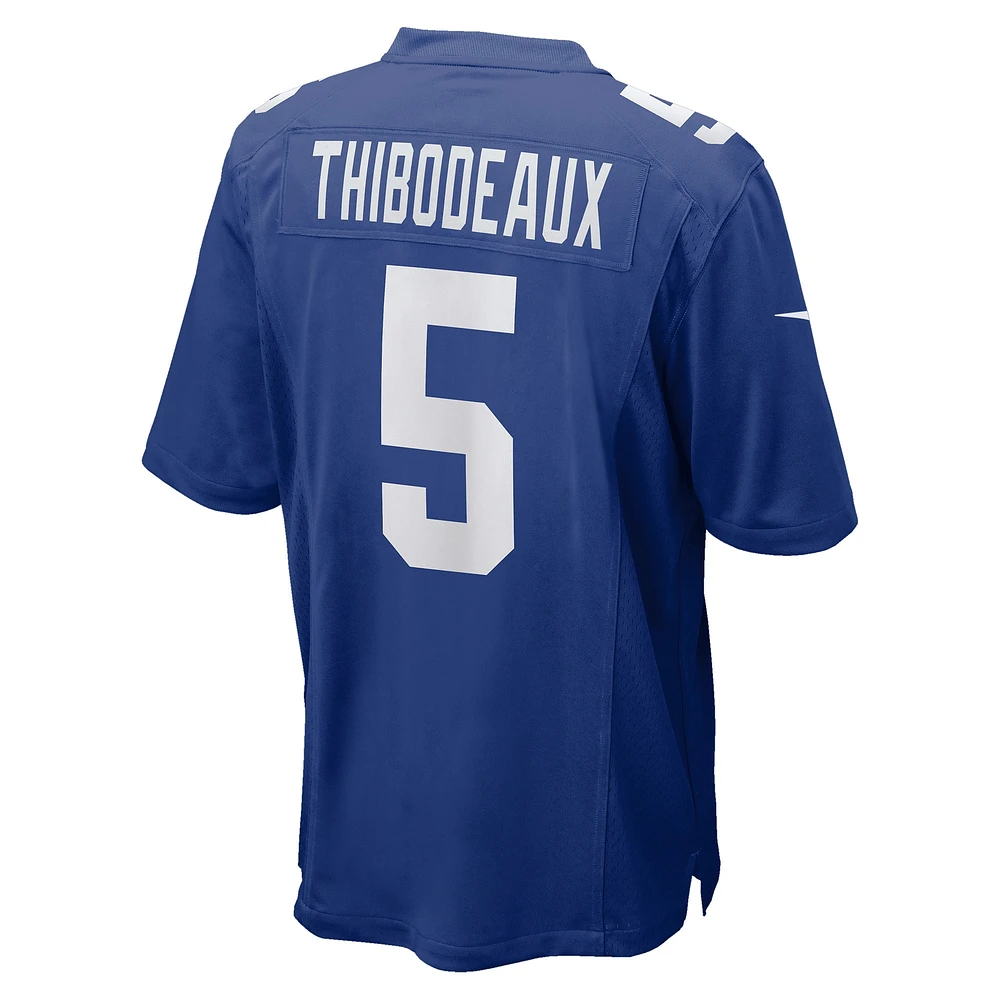 Men's Nike Kayvon Thibodeaux Royal New York Giants Player Game Jersey