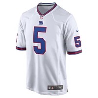 Maillot de match alternatif Nike Kayvon Thibodeaux pour hommes, blanc, New York Giants