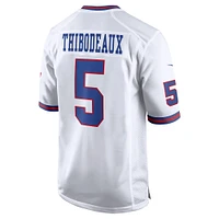 Maillot de match alternatif Nike Kayvon Thibodeaux pour hommes, blanc, New York Giants