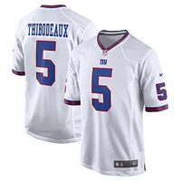 Maillot de match alternatif Nike Kayvon Thibodeaux pour hommes, blanc, New York Giants