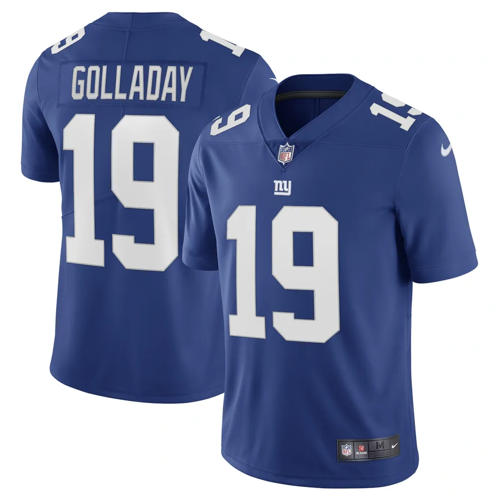 Nike New York Giants No19 Kenny Golladay Royal Blue Team Color Youth Stitched NFL Limited Therma Long Sleeve Jersey