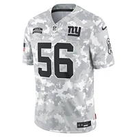 Men's Nike Lawrence Taylor Arctic Camo New York Giants 2024 Salute to Service Retired Player Limited Jersey