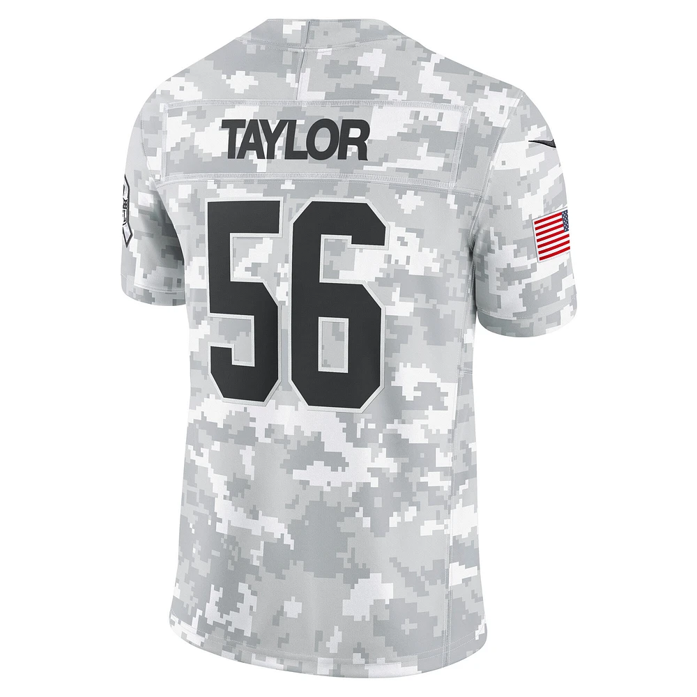 Maillot Nike Lawrence Taylor Arctic Camo New York Giants 2024 Salute to Service Retired Player Limited pour homme