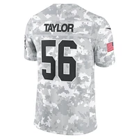 Men's Nike Lawrence Taylor Arctic Camo New York Giants 2024 Salute to Service Retired Player Limited Jersey