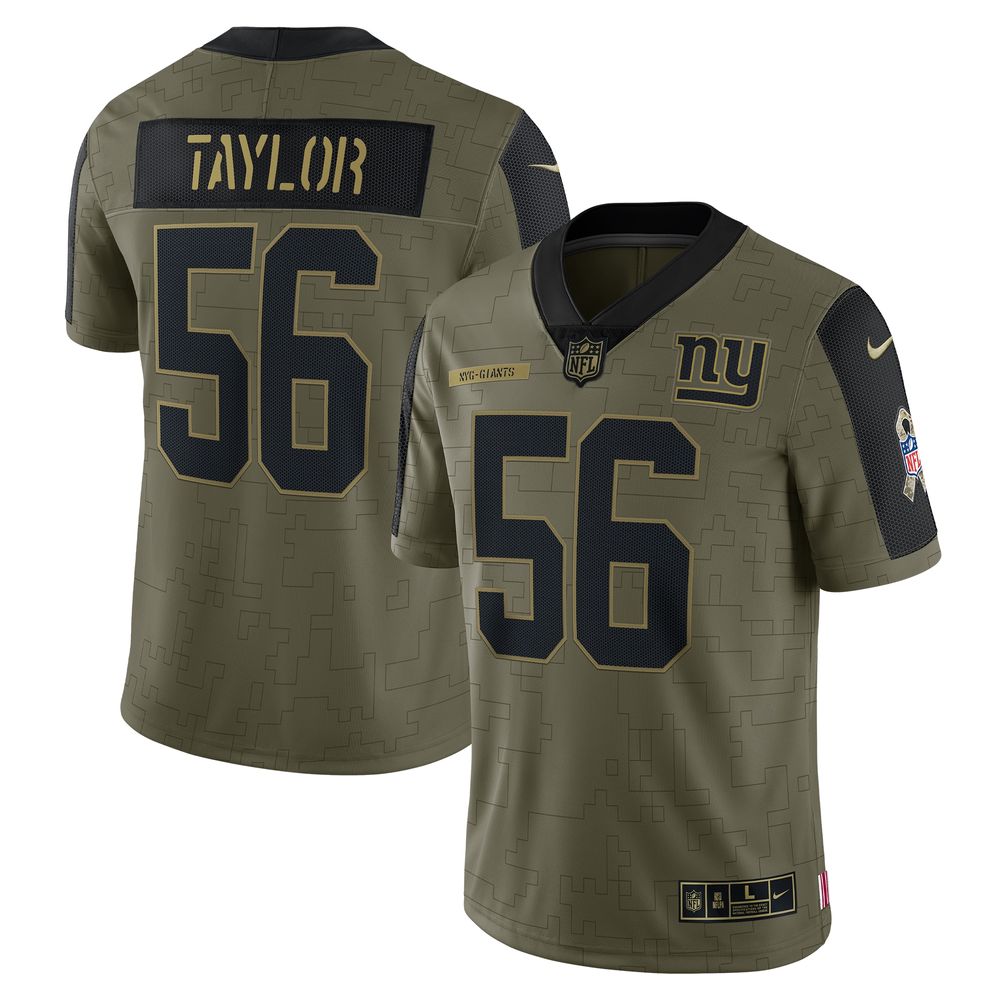 Nike Men's Nike Lawrence Taylor Olive New York Giants 2021 Salute To  Service - Limited Player Jersey