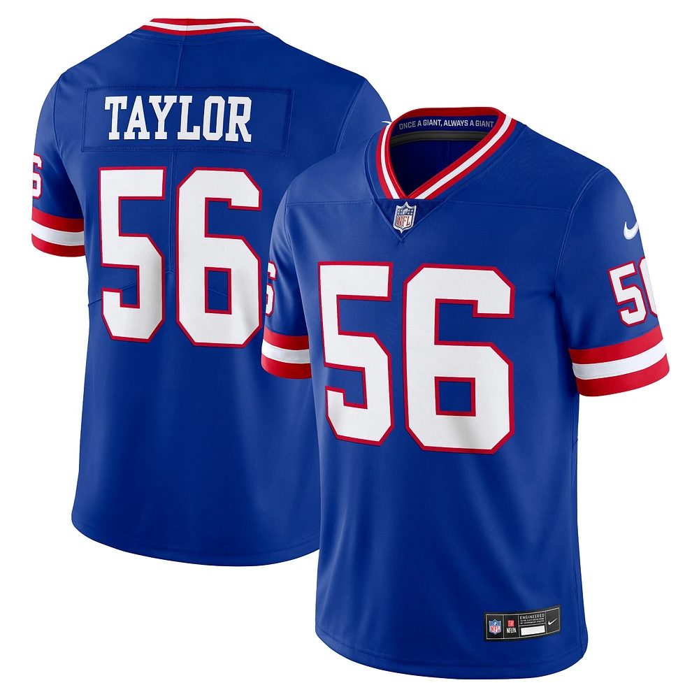 Maillot Nike Lawrence Taylor Royal New York Giants Alternate Vapor Untouchable Limited pour homme