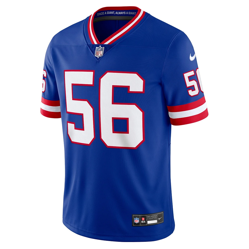 Maillot Nike Lawrence Taylor Royal New York Giants Alternate Vapor Untouchable Limited pour homme