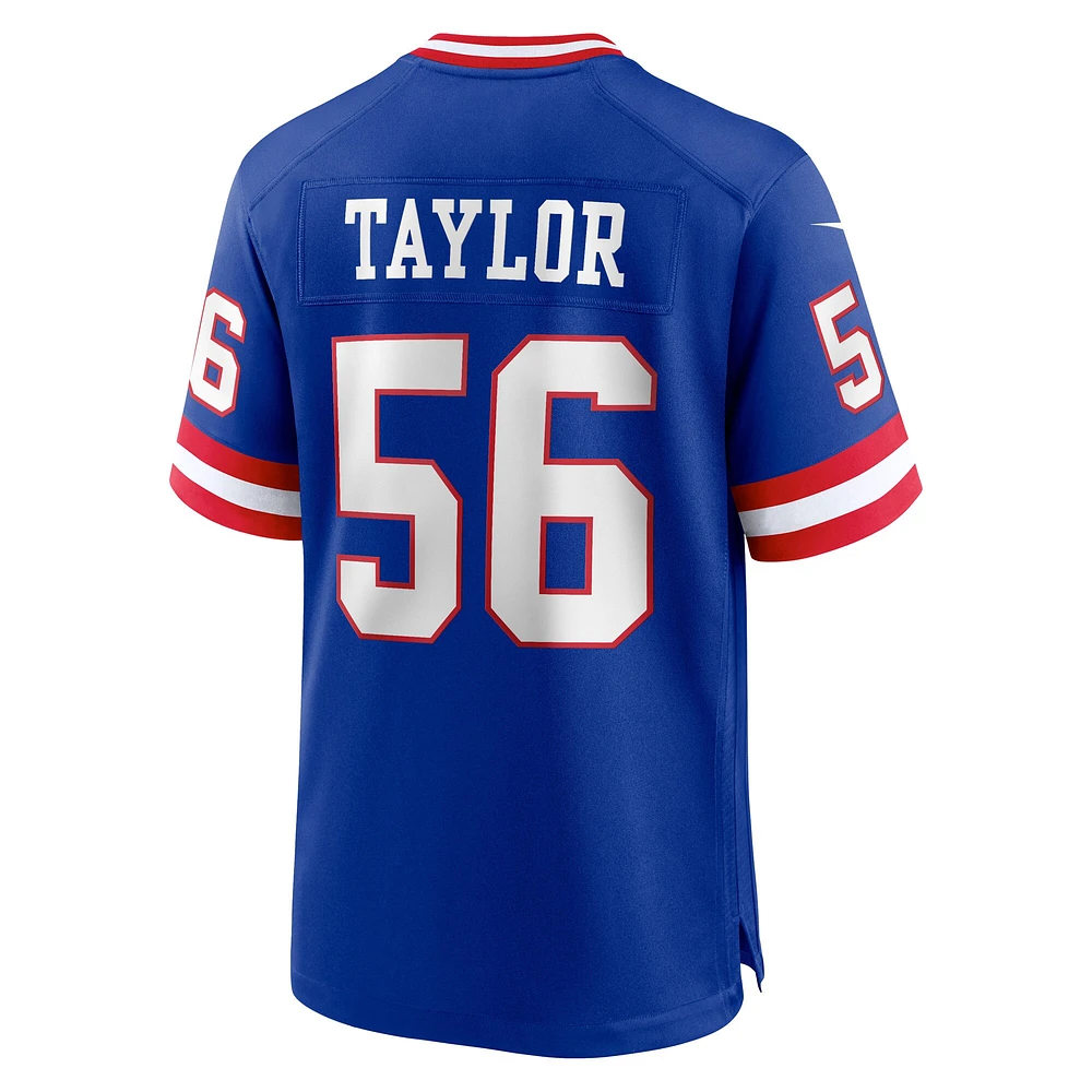 Men's Nike Lawrence Taylor Royal New York Giants Classic Retired Player Game Jersey
