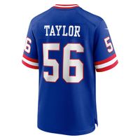 Men's Nike Lawrence Taylor Royal New York Giants Classic Retired Player Game Jersey