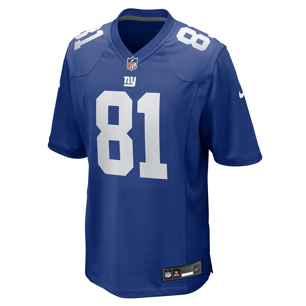 Men's Nike Lil'Jordan Humphrey  Royal New York Giants Team Game Jersey
