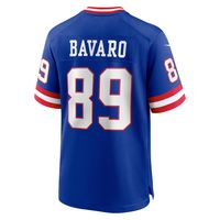 Men's Nike Mark Bavaro Royal New York Giants Classic Retired Player Game Jersey