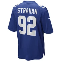 Maillot de joueur retraité Nike Michael Strahan Royal New York Giants Game pour homme