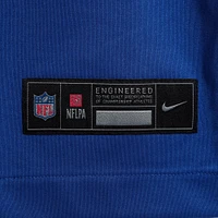 Men's Nike Montrell Washington  Royal New York Giants Team Game Jersey