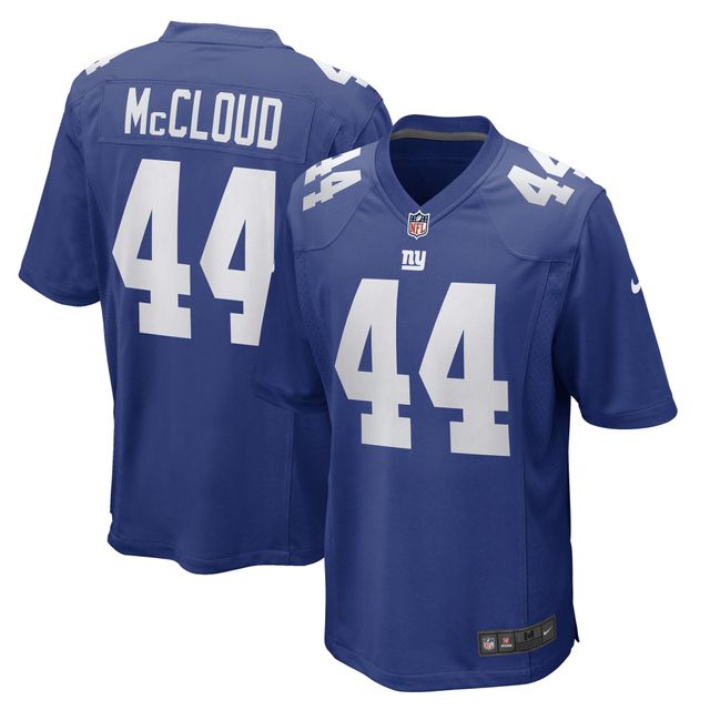 Maillot de joueur match Nike Nick McCloud Royal New York Giants pour homme