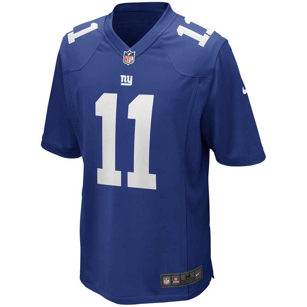 Men's Nike Phil Simms Royal New York Giants Game Retired Player Jersey