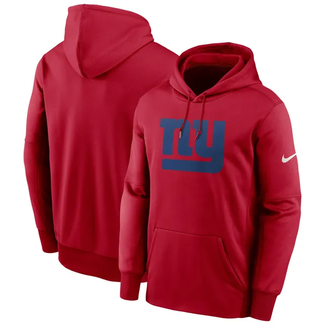 New York Giants Mitchell & Ness Postgame Short Sleeve Hoodie - Royal