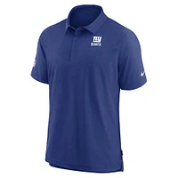 Polo Nike Royal New York Giants 2022/23 Sideline Performance pour homme