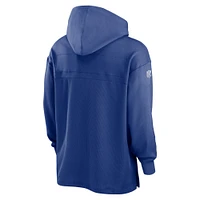 Men's Nike  Royal New York Giants 2023 Sideline Lightweight Performance Hooded Top