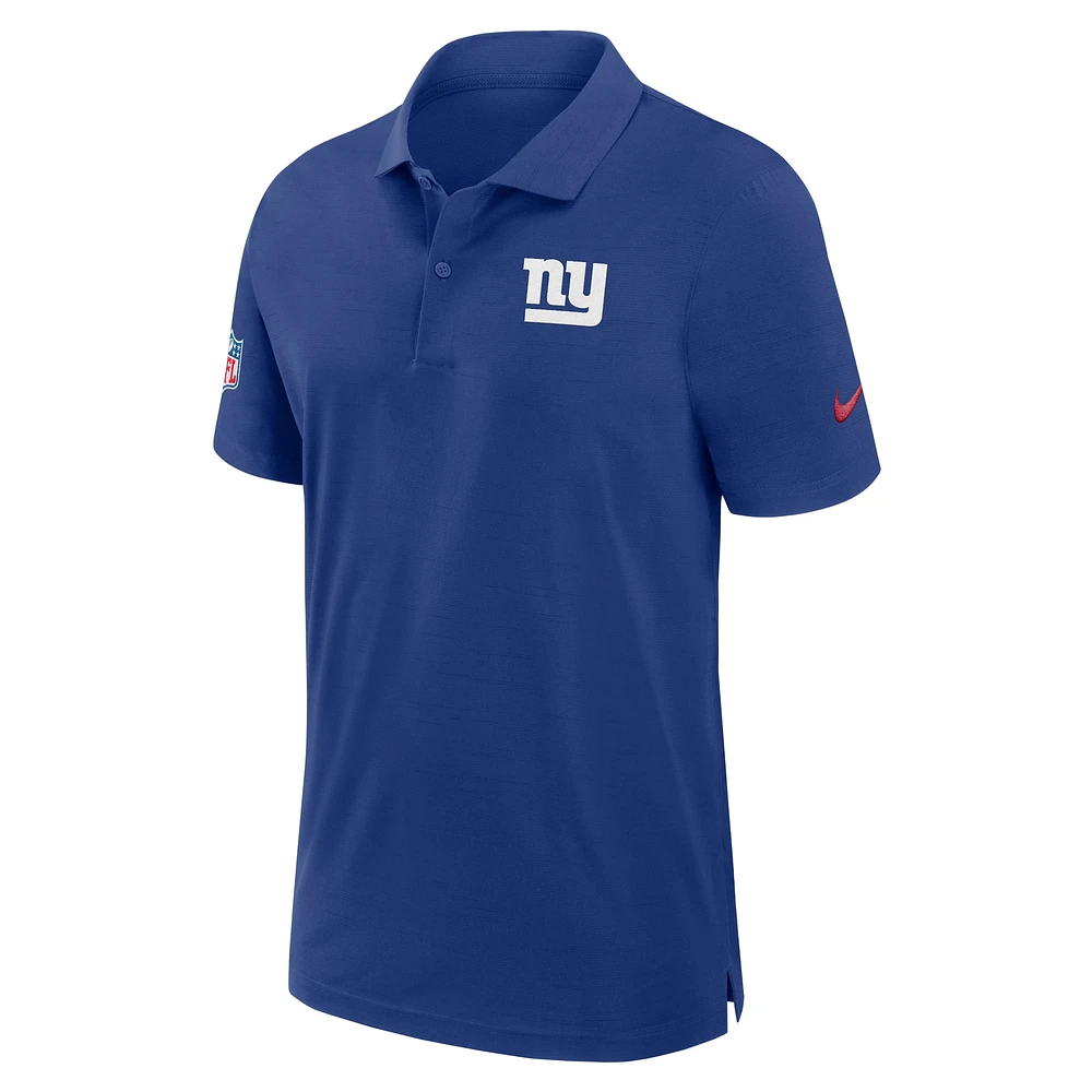 Men's Nike Royal New York Giants 2024/25 Sideline Performance Polo