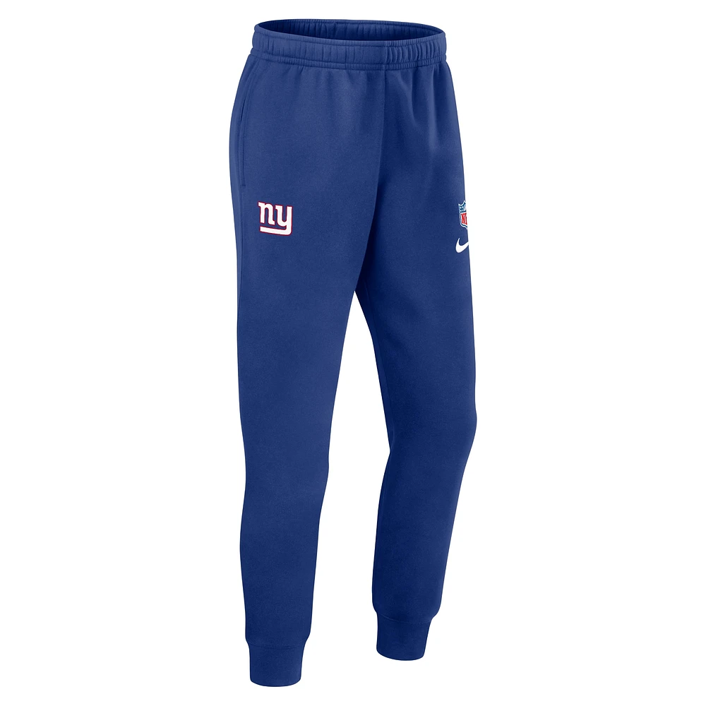 Men's Nike Royal New York Giants 2024 Sideline Club Pants