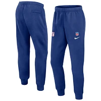 Men's Nike Royal New York Giants 2024 Sideline Club Pants