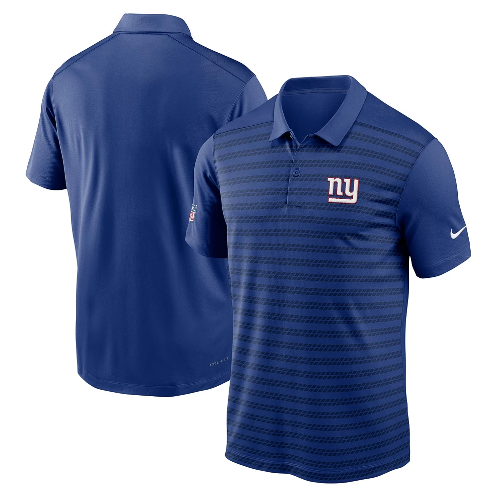 Polo Nike Royal New York Giants 2024 Sideline Victory Performance pour homme