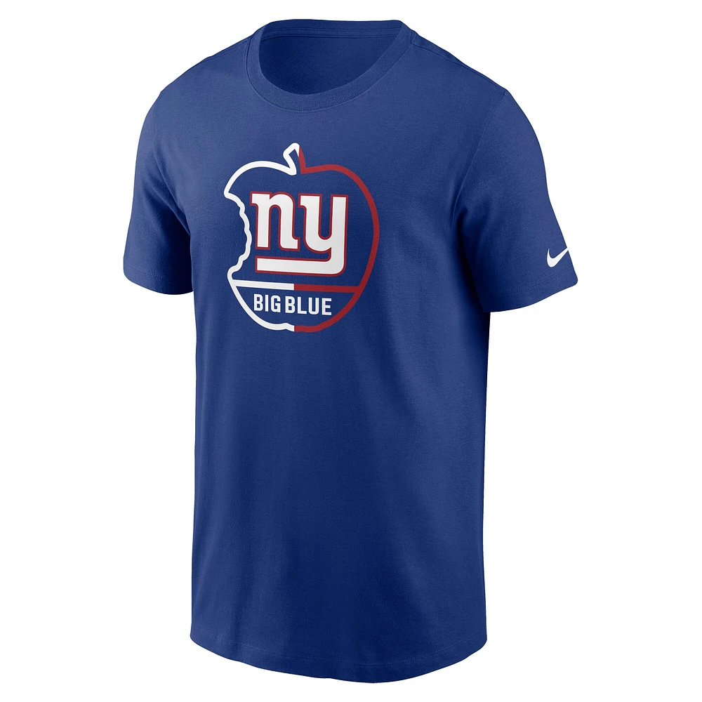 Men's Nike Royal New York Giants Essential Local Phrase T-Shirt