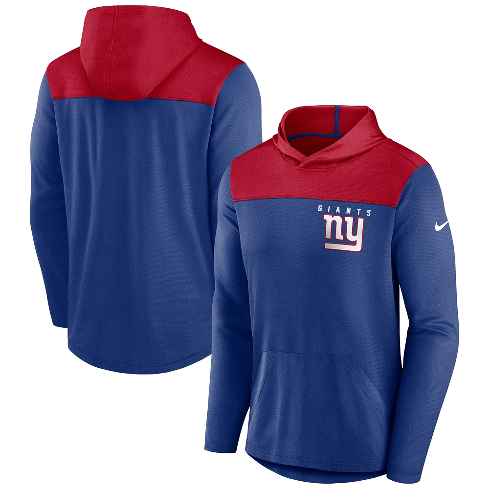 Sweat à capuche Nike Royal New York Giants Fan Gear pour homme