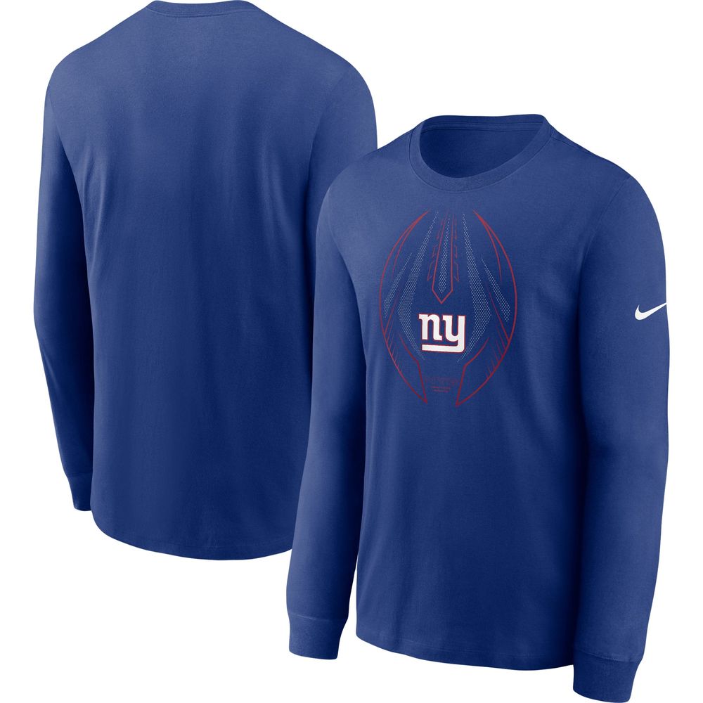 New York Giants Nike Men's NFL Long-Sleeve Top in Blue, Size: 2XL | 00BY99PI8I-05G