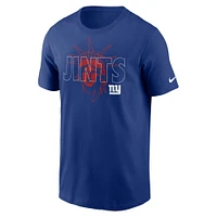 T-shirt essentiel local des Giants de New York Royal Nike pour homme