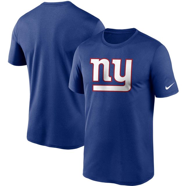 T-shirt Nike Royal New York Giants Logo Essential Legend Performance pour homme