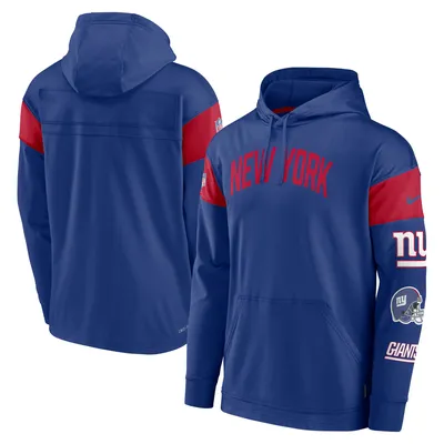 New York Giants Big & Tall Team Logo Pullover Hoodie - Royal