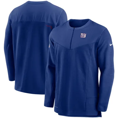 New York Giants Nike Sideline Half-Zip UV Performance Jacket - Royal