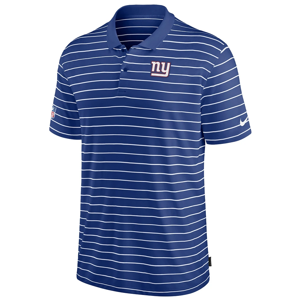 Polo Nike Royal New York Giants Sideline Lock Up Victory Performance pour homme