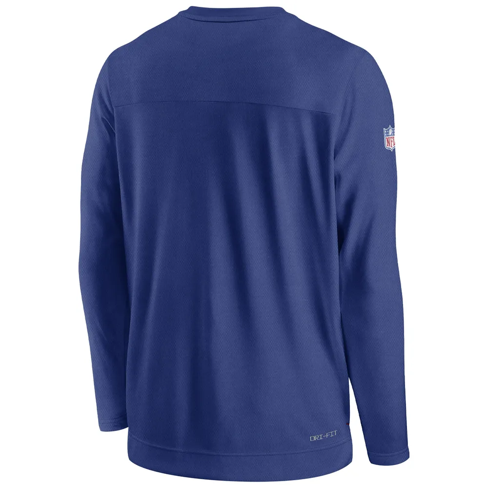 New York Giants Nike Men's NFL Long-Sleeve Top in Blue, Size: 2XL | 00BY99PI8I-05G