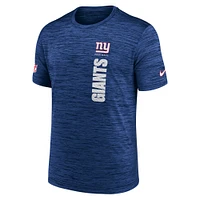 Men's Nike Royal New York Giants Sideline Velocity Performance T-Shirt