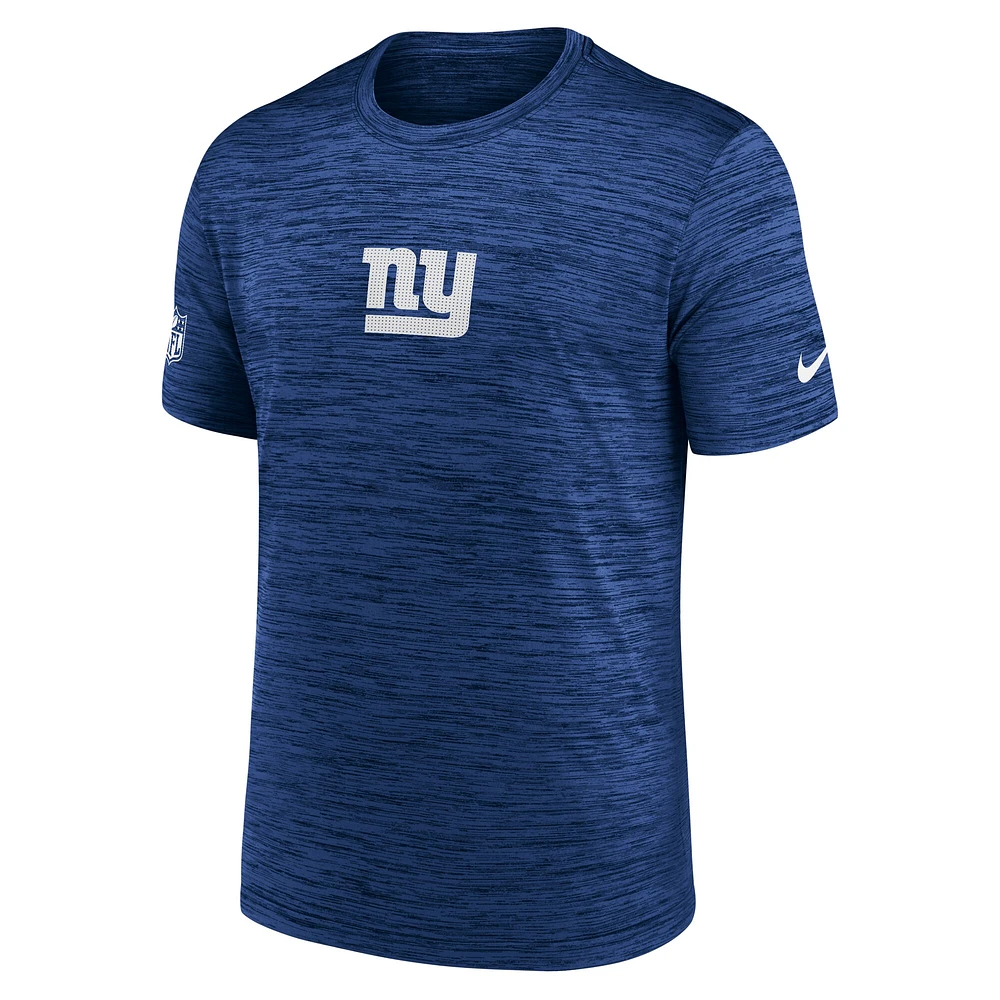 Men's Nike Royal New York Giants Sideline Velocity Performance T-Shirt