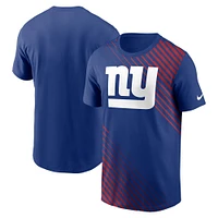 T-shirt Nike Royal New York Giants Yard Line Fashion Asbury pour homme