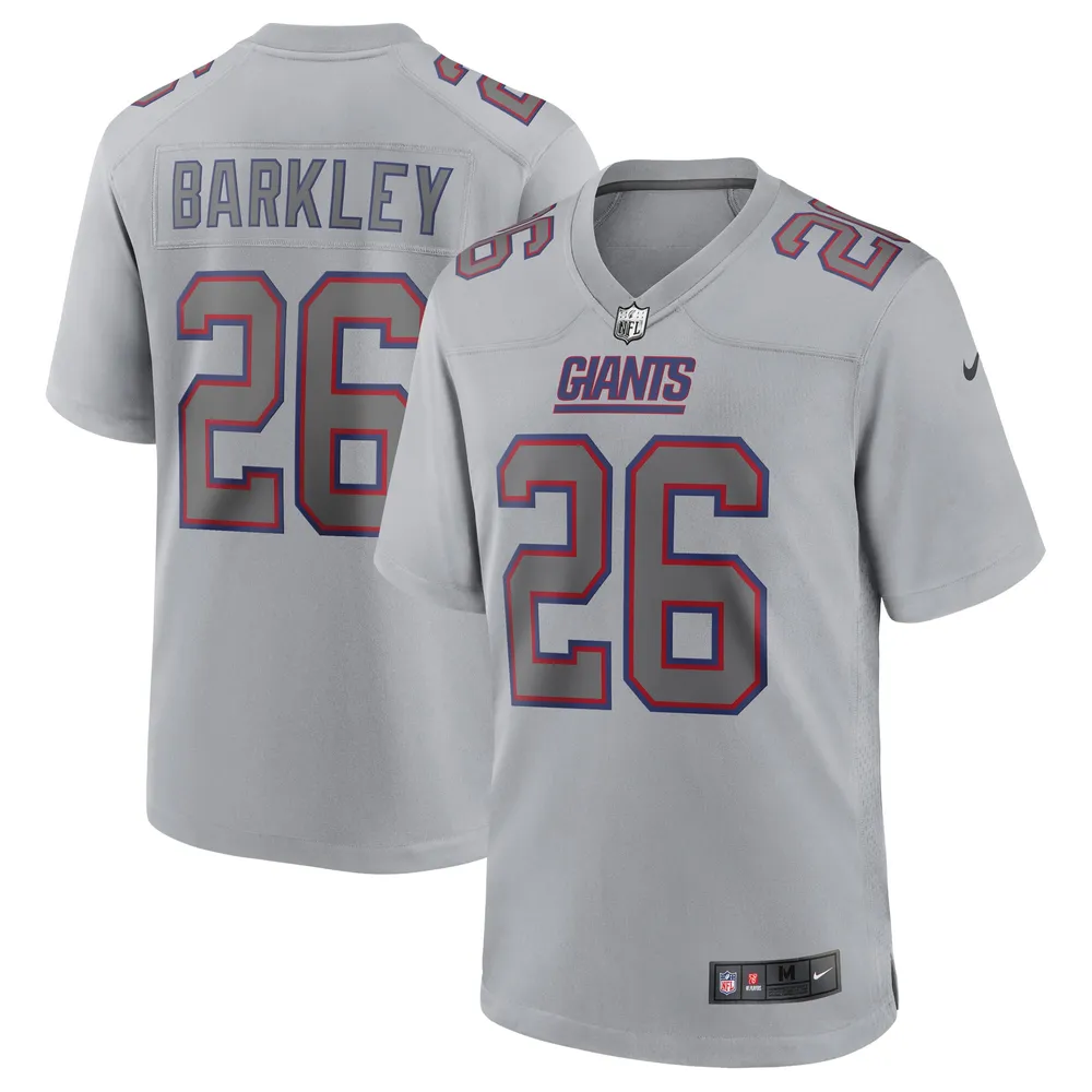 Lids Saquon Barkley New York Giants Nike Atmosphere Fashion Game Jersey -  Gray