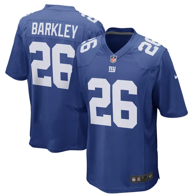 Saquon Barkley NY Giants Autographed Blue Nike Elite Jersey