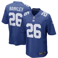 Youth New York Giants Saquon Barkley Nike Royal Game Jersey