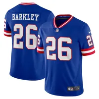 New York Giants Road Name & Number T-Shirt - Saquon Barkley - Mens