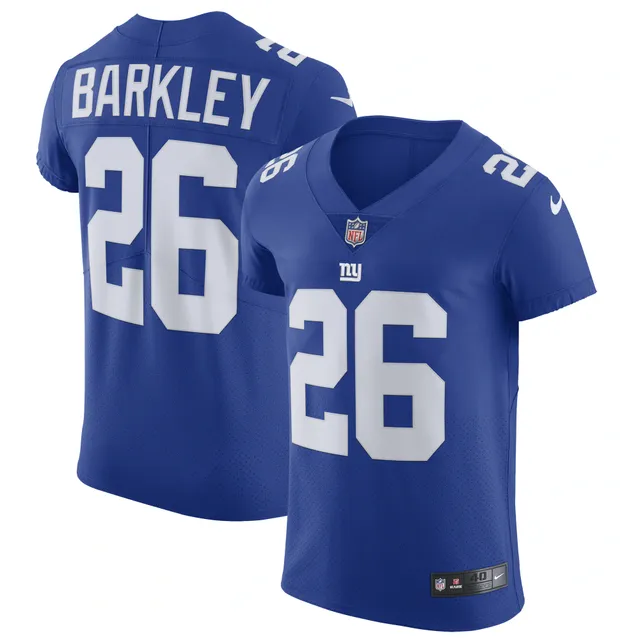 Framed Saquon Barkley New York Giants Autographed Nike Blue Game