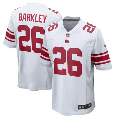 Saquon Barkley New York Giants Autographed Blue Nike Elite Jersey