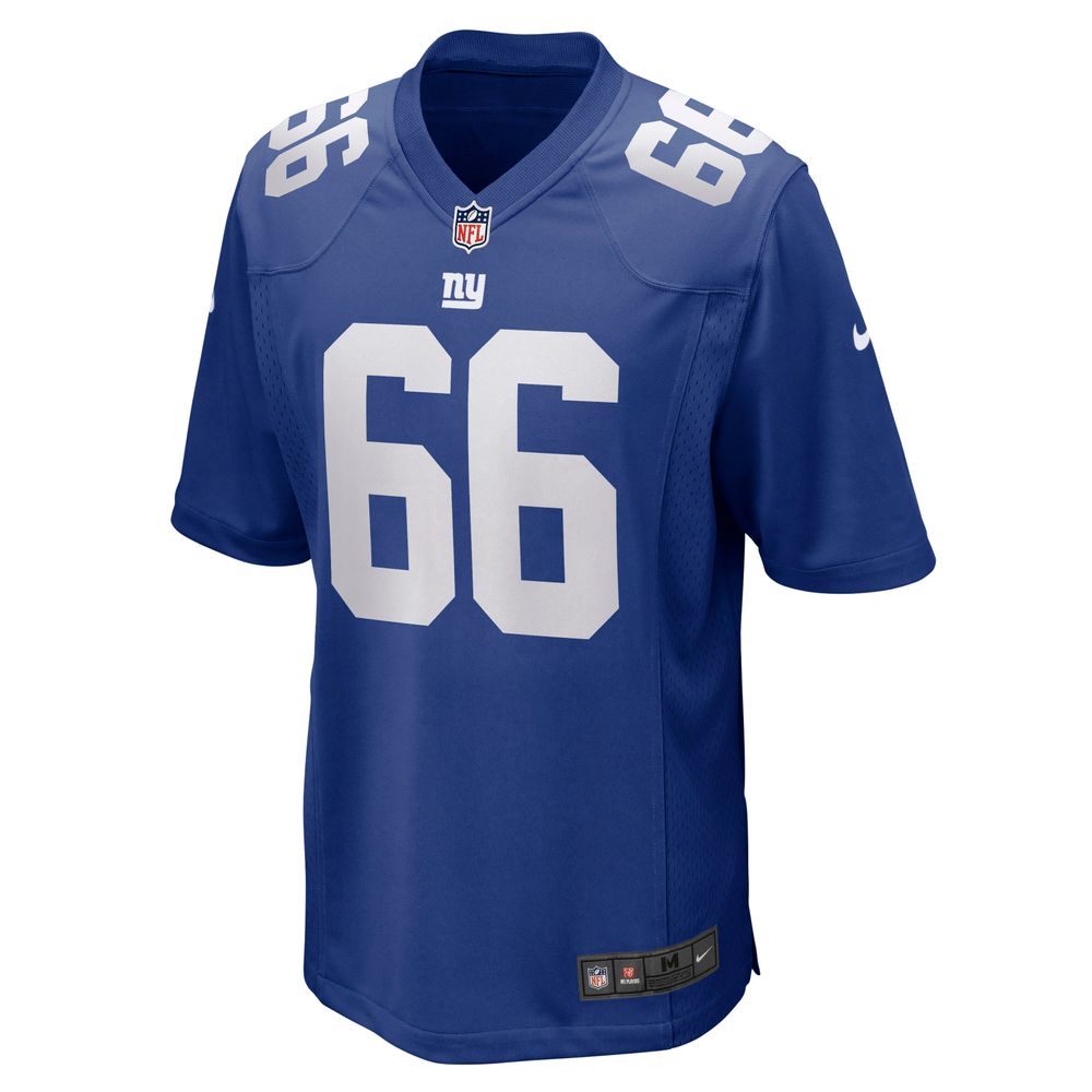 Men's Nike Shane Lemieux Royal New York Giants Game Jersey